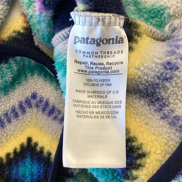 Patagonia Synchilla Snap-T Fleece Pullover in Timber Twist - Navy - XS - Picture 7 of 7